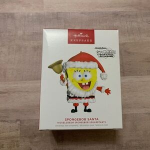 Hallmark Spongebob Squarepants Santa Christmas Ornament